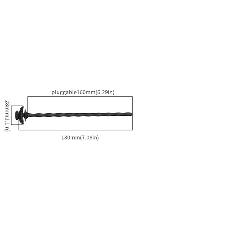 3 Sizes Silicone Penis Plug Horse Eye Stimulator Men Masturbator Hollow Urethra Dilator Adult Sex Toys For Gay Prostate Massage