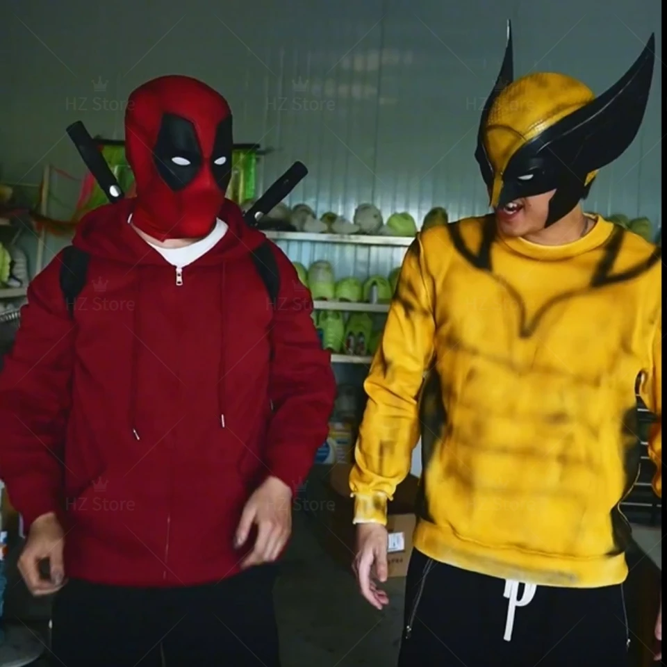 マーベル ダメージ加工 ウルヴァリンマスク マグネティックアイ付き 1