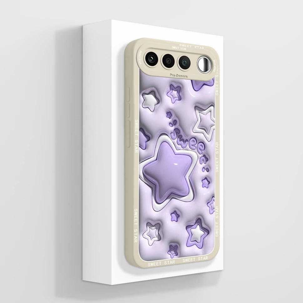 Aesthetic Floral Liquid Silicone Camera Protective Case - Soft & Smooth Cover
