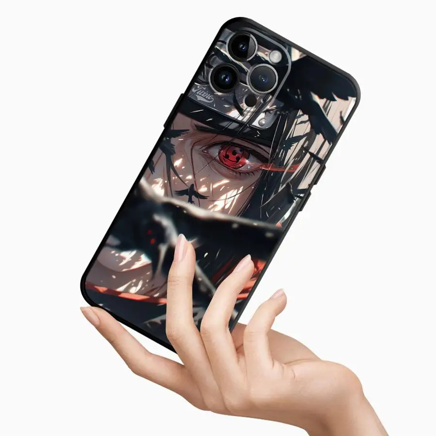 Anime-Inspired Soft Shell Phone Case - Cool Naruto Design