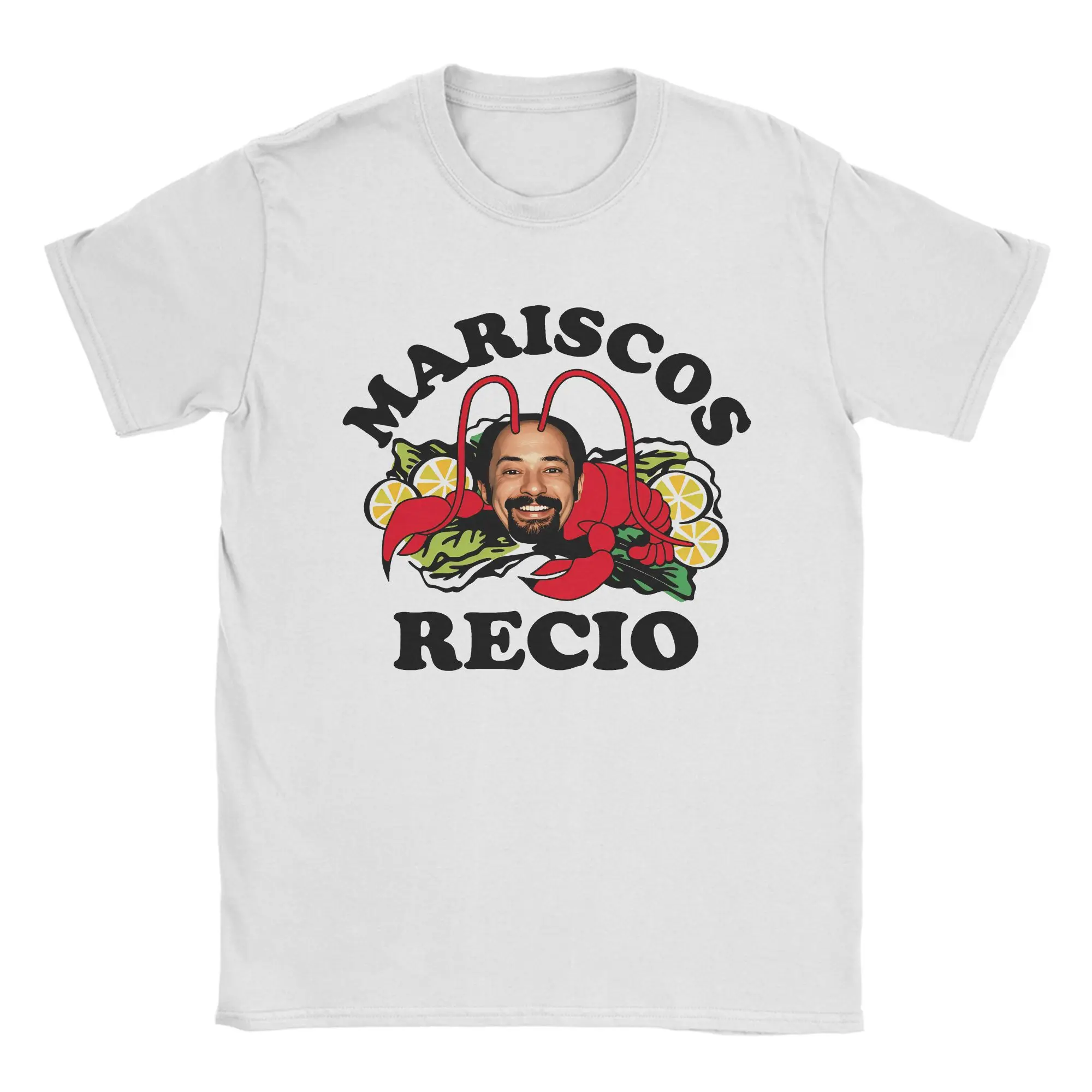 Antonio Mariscos Recio T-Shirt Sommer Baumwoll-T-Shirts für Herren Harajuku Custom Logo T-Shirt Kurzärmelige Streetwear Top Tees