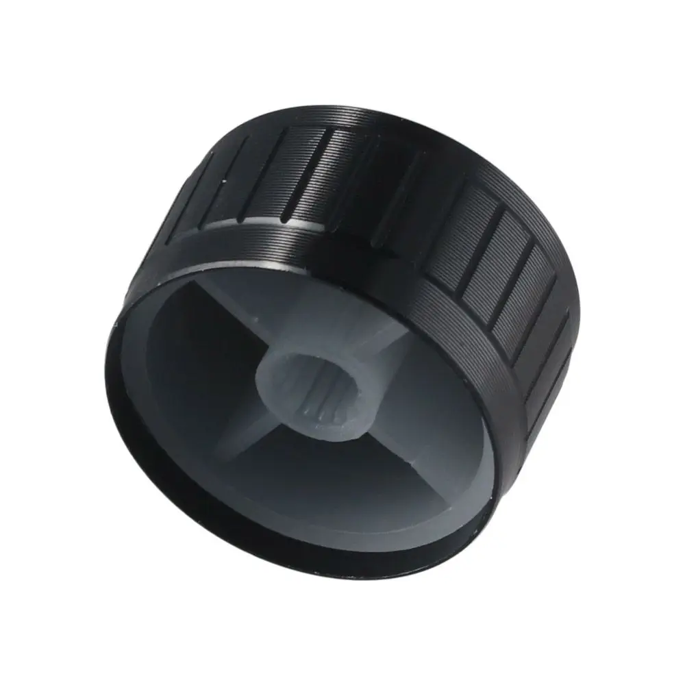 6mm/ 0.23" Volume Control Amplifier Knob Aluminum,plastic Black Volume Tone Knobs 30x17mm Potentiometer Control Knobs