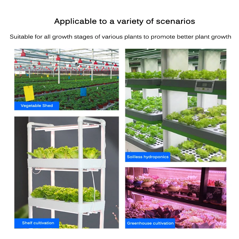 NEARCAM T5T8 Tubo de luz do dia Luz de crescimento de plantas Luz de preenchimento de cor de espectro completo Luz de crescimento LED de plantas hidropônicas vegetais