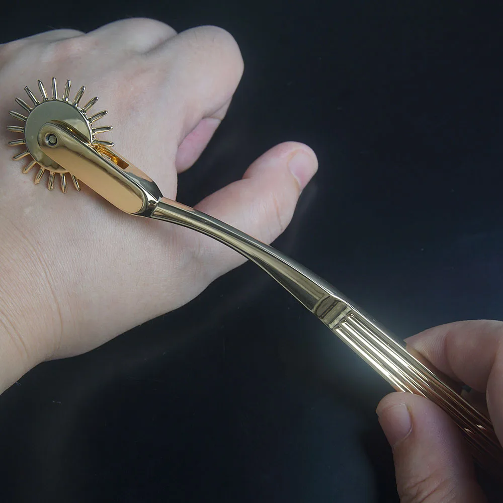 Metal Wartenberg For BDSM & Sensation Play,Spikey Wheels Pinwheel Sex Toys for Couples,SM Adult Games