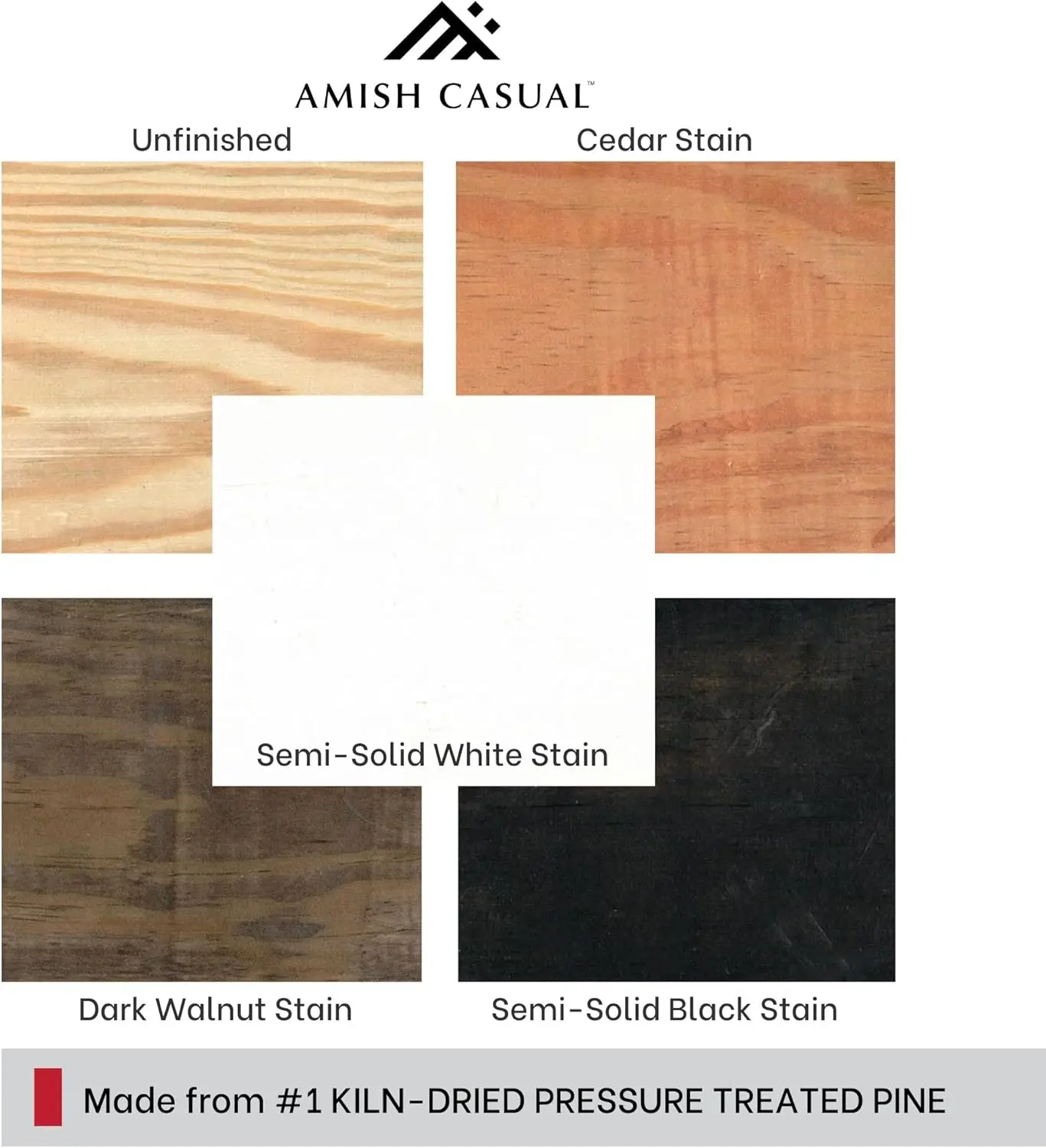 Amish Casual 4 Foot Roll Back Porch Swing Cup Holders Semi-Solid White Stain Amish Made in The USA From Treated Pine 700 Lb. 6