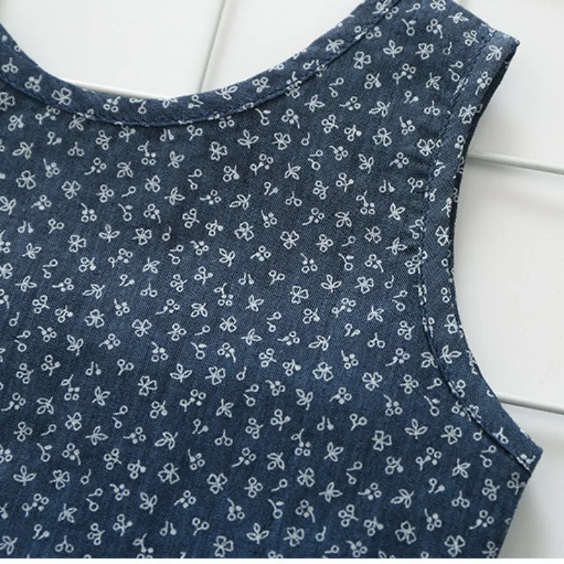 Summer Baby Girls Rompers Dress Cute Floral Sleeveless Princess Costume 0-3Years Old Newborn Clothes