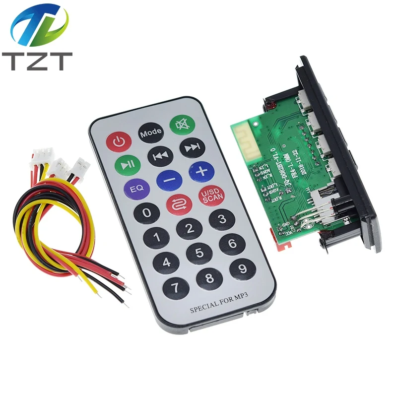 Module Audio Bluetooth 12V - USB/TF/FM - Décodeur Pour Autoradio - 5.0