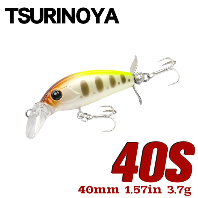 TSURINOYA 40mm 3.7g 40S Sinking Minnow Fishing Lure SENTRY