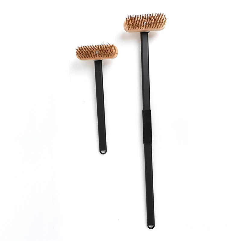 40/80cm Professional Pizza Oven Copper Brush Stainless Steel Scraper Commercial Home Grill Brass Cleaning Brush Tool