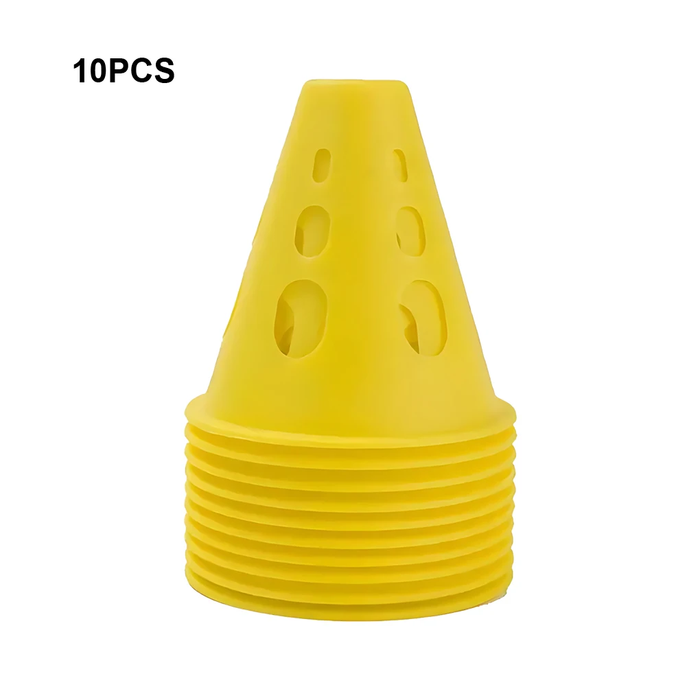 10x Roller Skating Pile Bright-Colored Windproof For Quick Set Up And Easy Storage Widely Used green