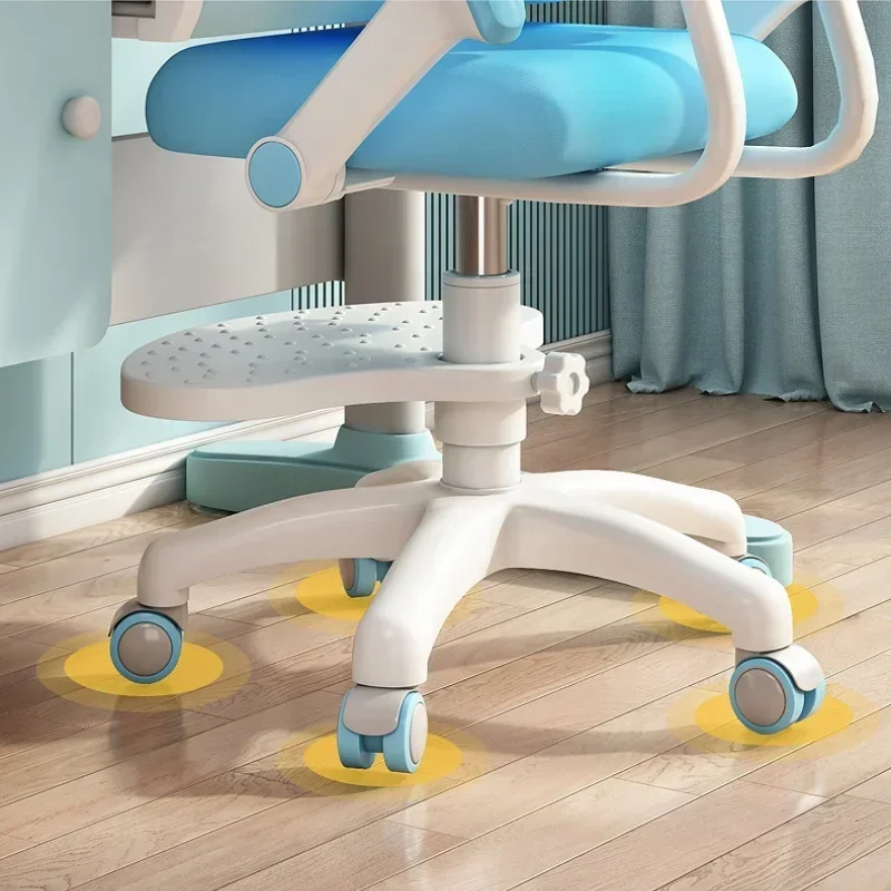 Children's Study Chair Corrective Sitting Posture Seat Adjustable Writing Chair for Kids Home Lifting Desk Backrest Child