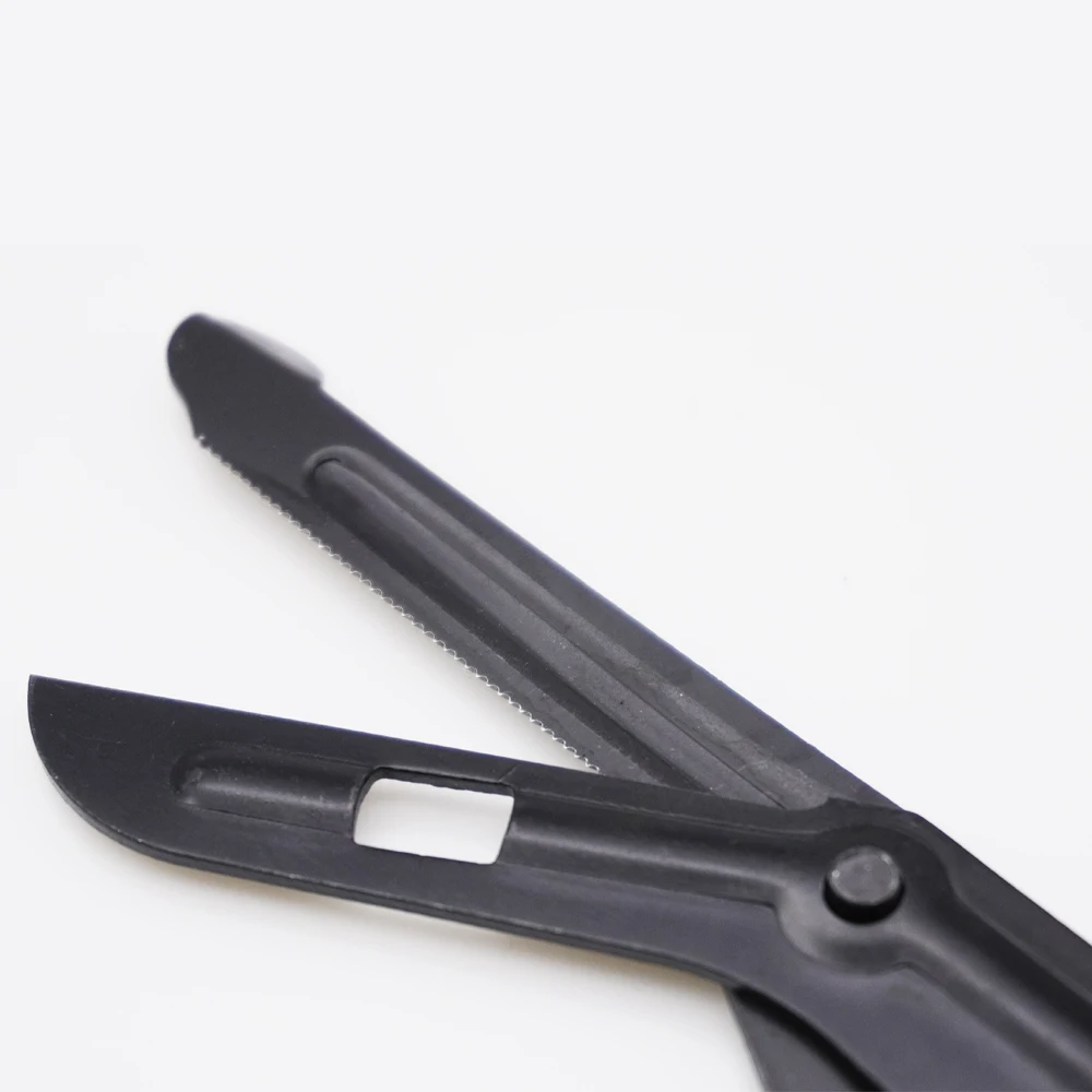 19CM Stainless Steel Gauze Scissors Medical Emergency Scissors Non-Stick Blades Fluoride-Coated 1PC