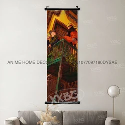 Japanese Style Naruto Wall Art: Rock Lee, Uchiha Sasuke & Obito Scroll Paintings - 30x90cm(12x36inch) (Hyrz25 - 17)