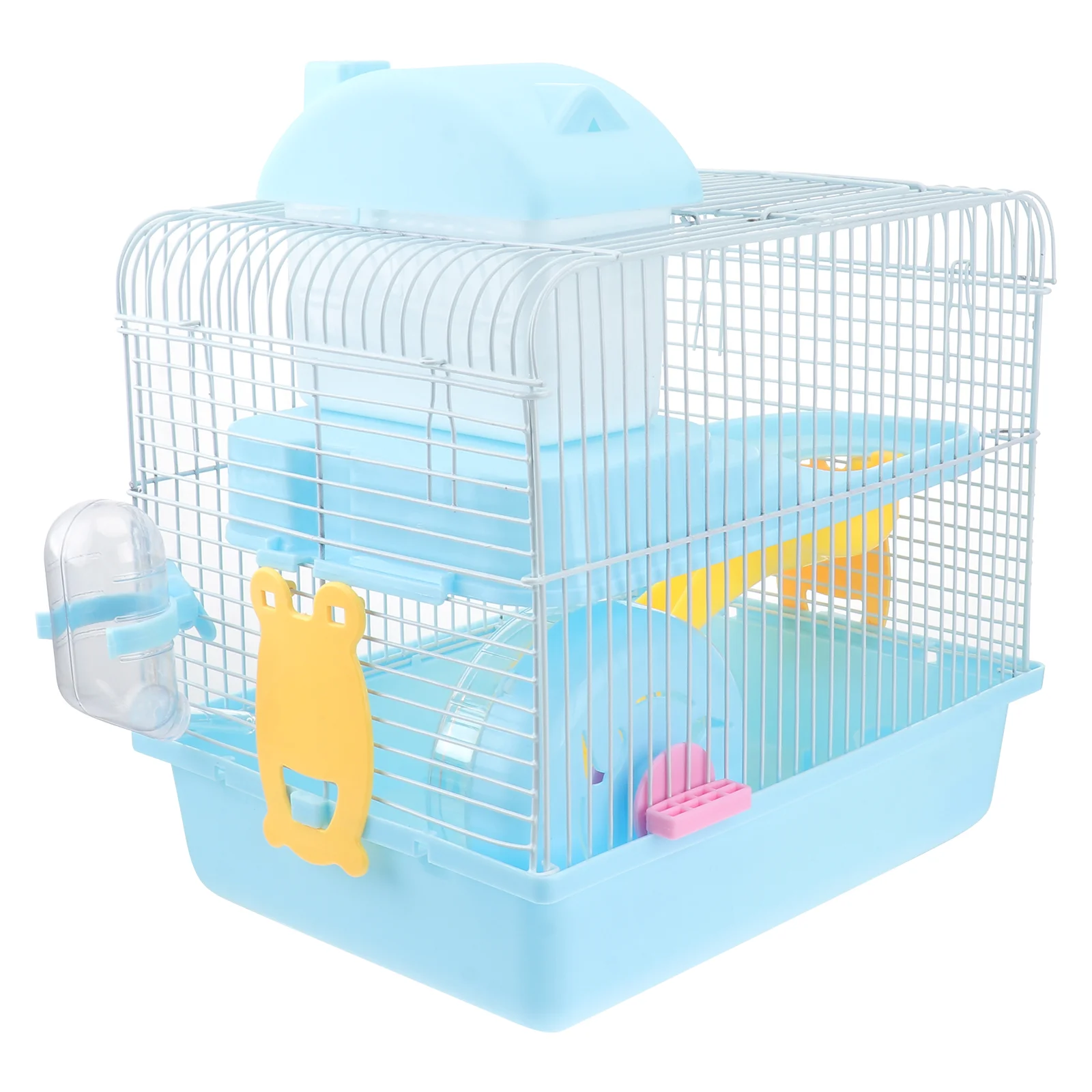 

Hamster Cage Pet Villa for Small Pets Travel Accessories Water Bottle Chinchilla House