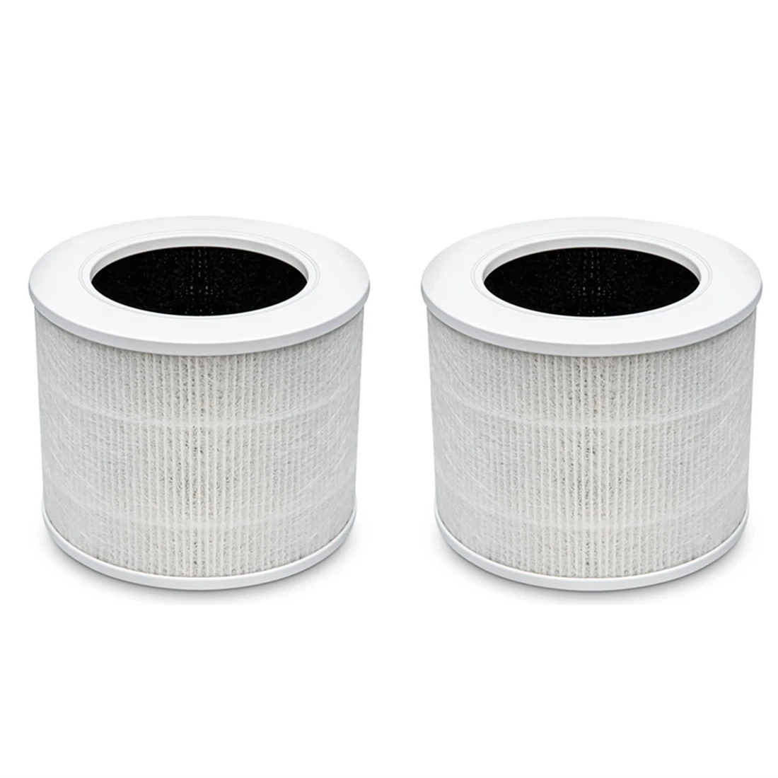 

2Pcs Replacement Filter for LEVOIT Air Purifier Core Mini Part Core Mini-RF,H13 HEPA Filter 3In1 Activated Carbon Filter