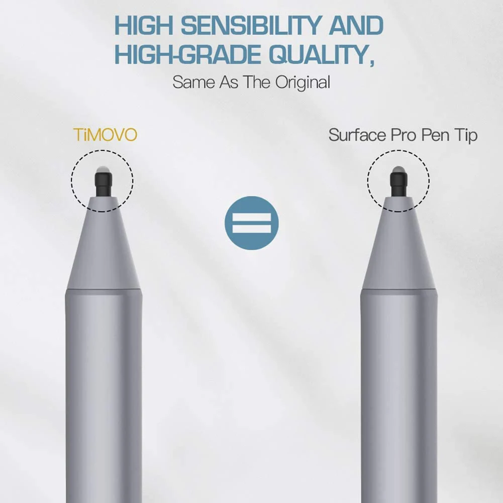 마이크로소프트 서피스 프로 7 6 5용 스타일러스 펜 팁 펜슬 닙 교체 키트 5개