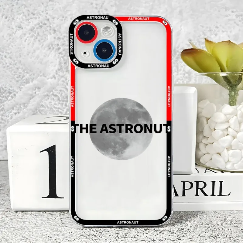 

Cartoon Astronaut Phone Case Angel Eyes Phone Case For IPhone 14 Plus 13 12 11 Pro Max Mini Soft Transparent Cover