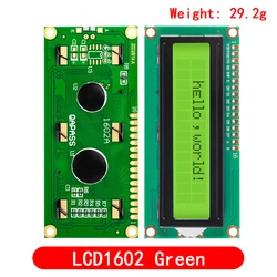 Enhanced Blue-Green I2C LCD Display Module (Lcd1602 Green)