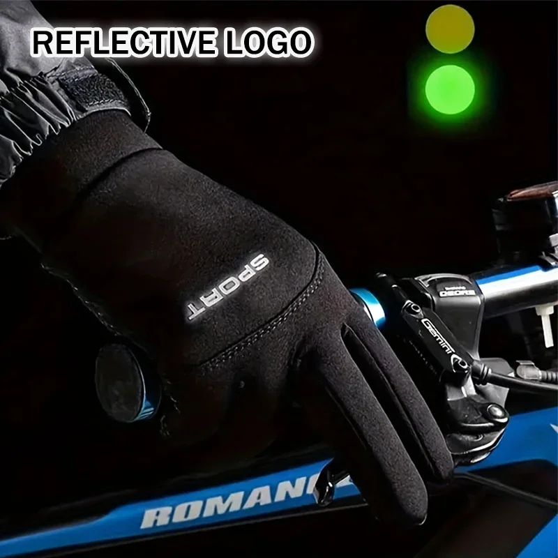 Warm Gloves Touch Screen Windproof Cold-pr