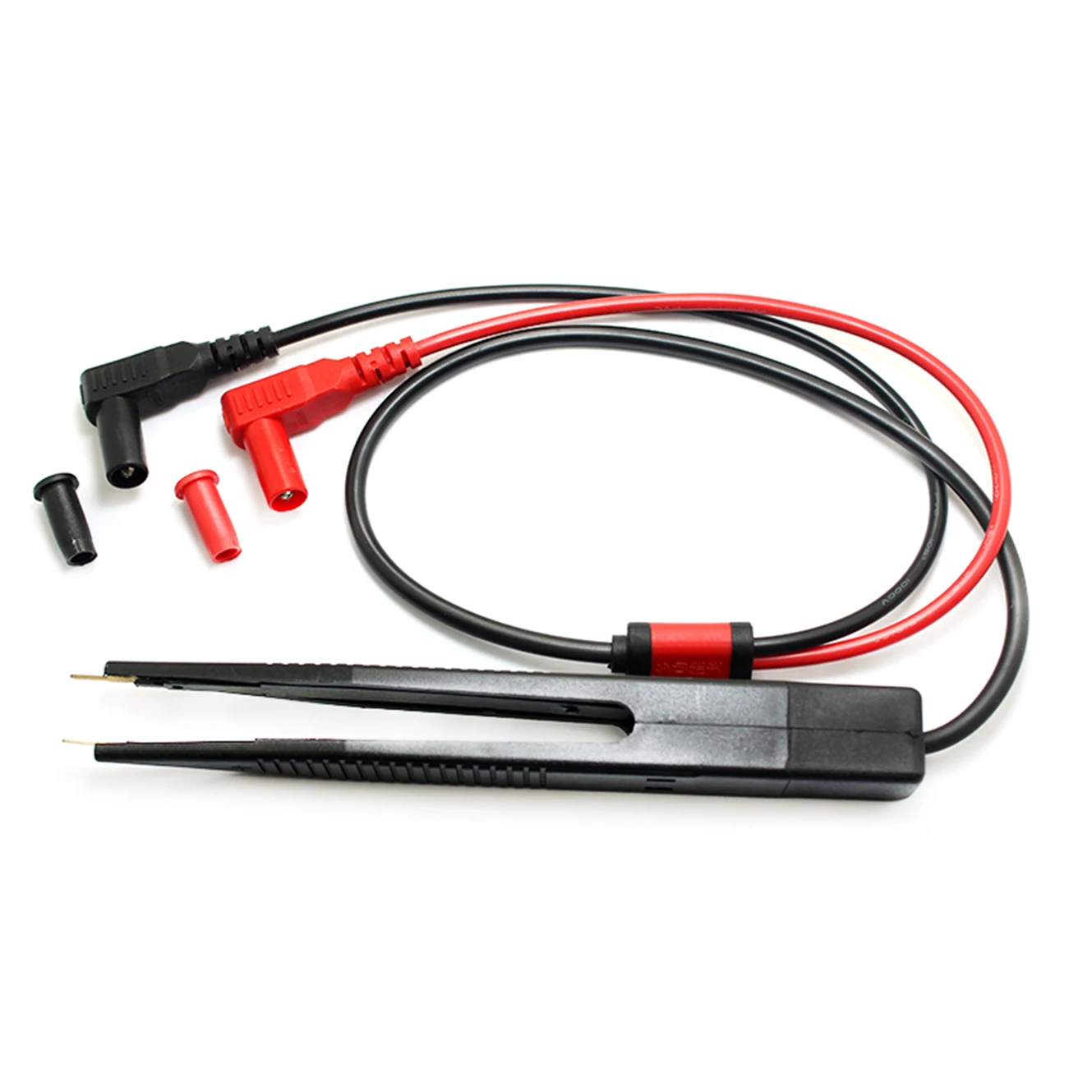 

1Pcs 4mm Banana Plug to Multimeter SMD Test Probe Tweezers Clip Wire Leads For Capacitor Resistor Electronic Component Test
