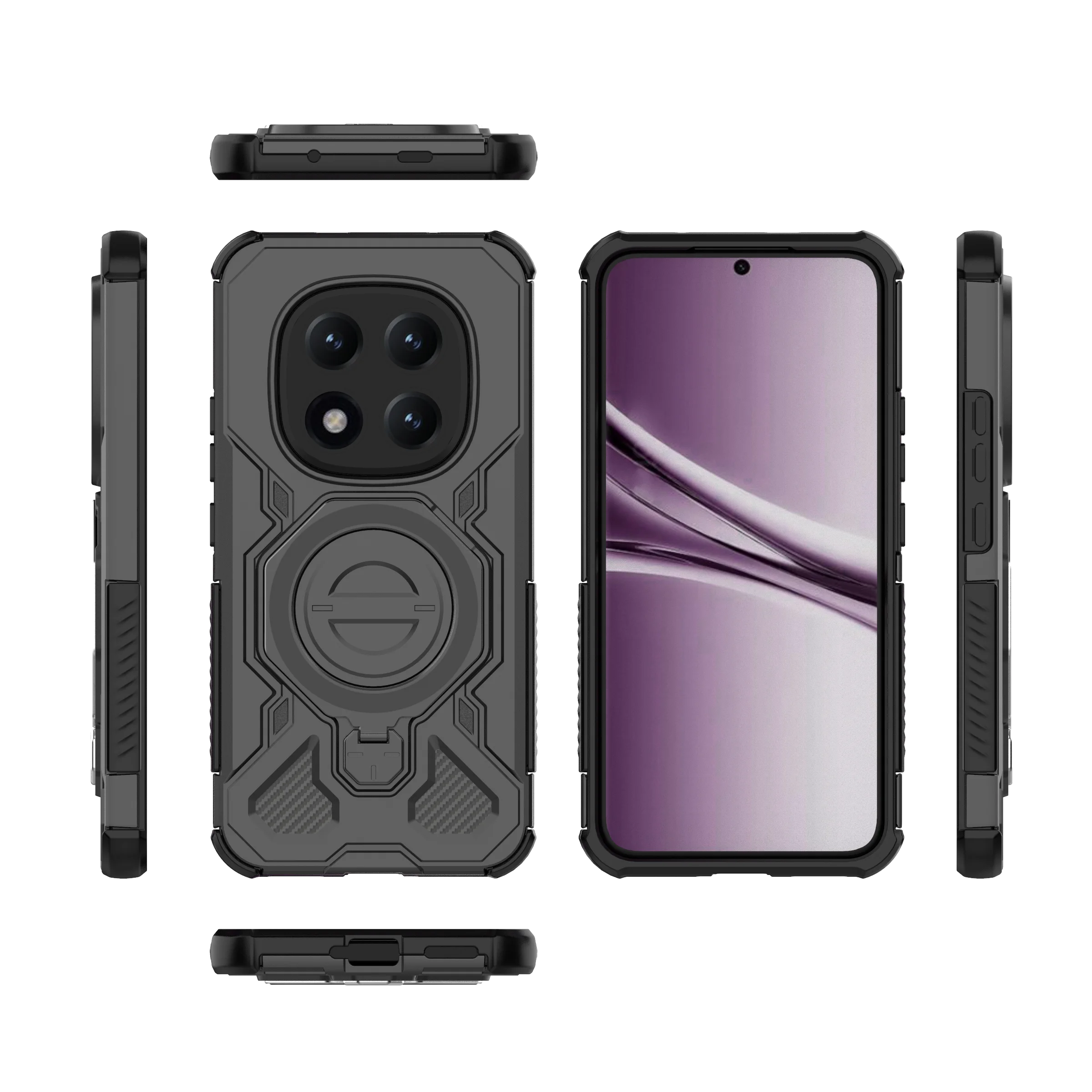 Magnetic Ring Armor Shockproof Case