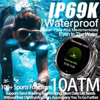 2025 nouveau militaire TREX3 1000mAh batterie montre intelligente 1.73 pouces écran 5ATM étanche GPS altimètre Bluetooth appel hommes Smartwatch 2