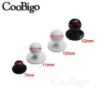 20pcs Plastic Buttons Restaurant Chef Uniforms Suit Buttons for Garment Clothes Dress DIY Accessories Black White 7mm 11mm 12mm 2