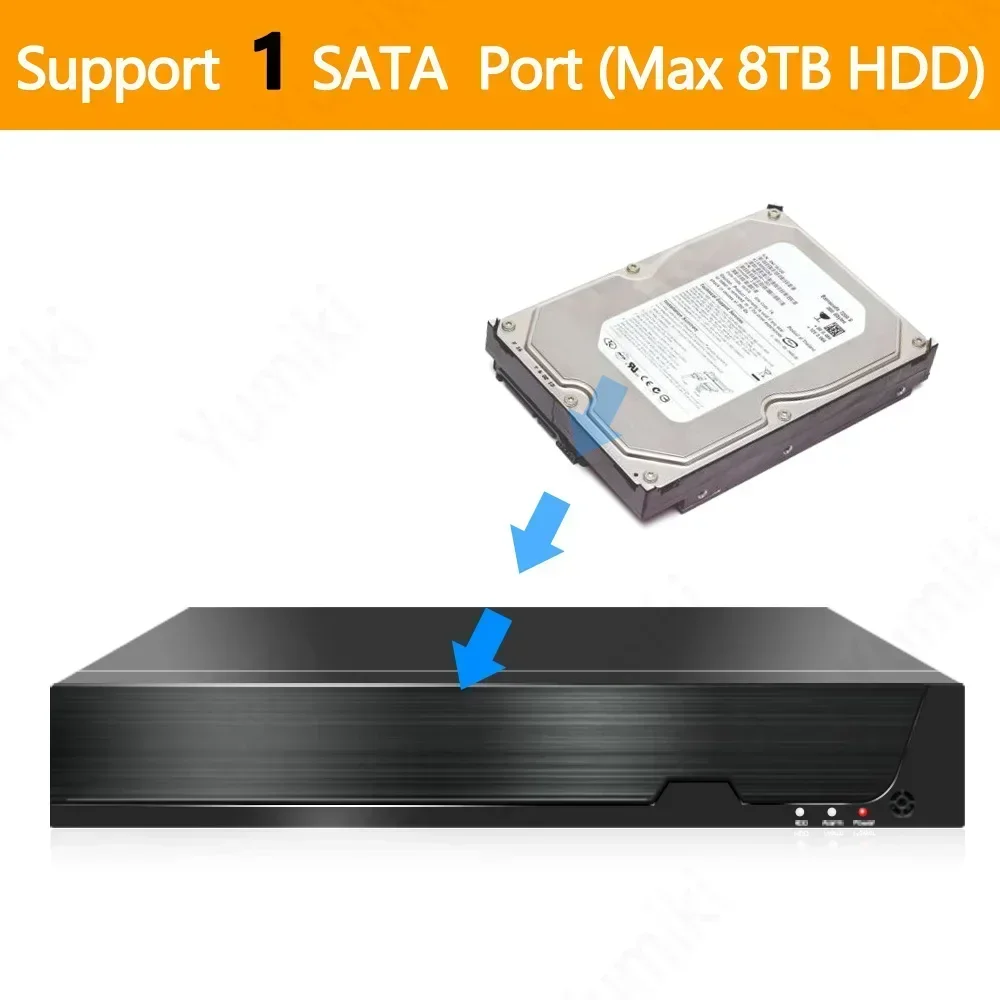 H.265+ 8ch/16ch NVR Network Video Recorder For Surveillance 5MP/4MP/3MP/2MP IP Camera System network video recorder