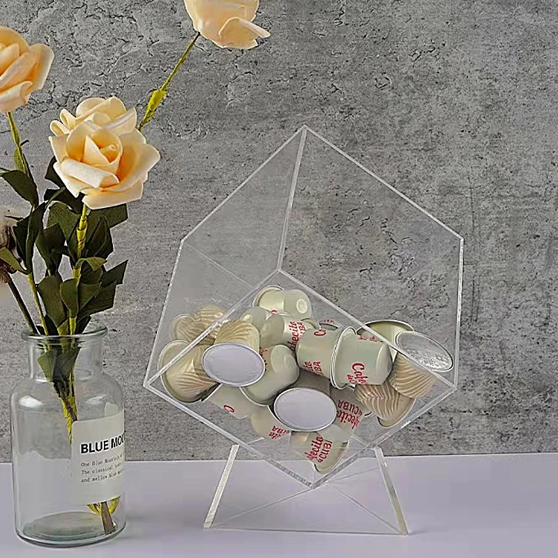 ネスプレッソdisplay cube カプセルケース アクリルケース 15個