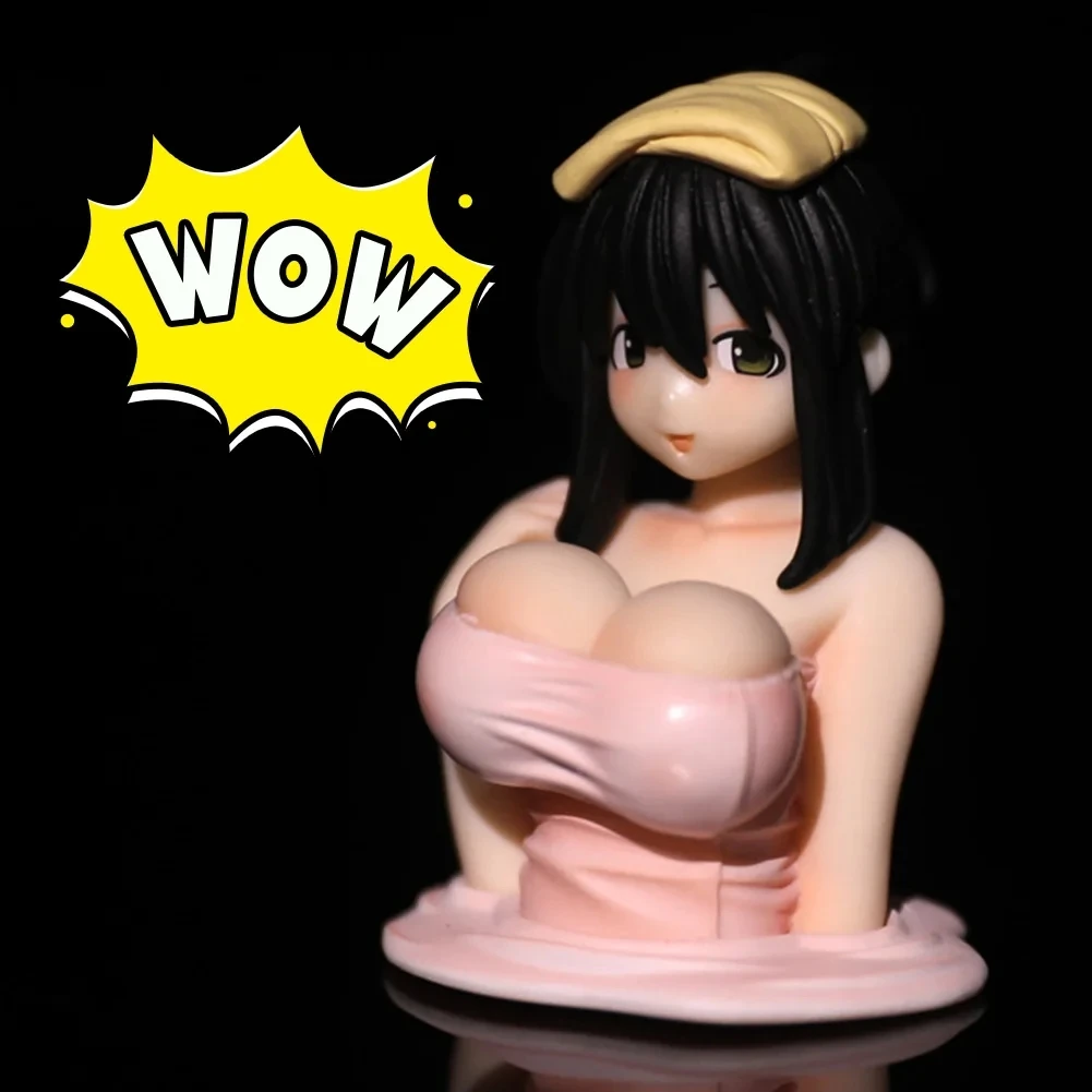 Anime Figure Toy 1pc Sexy Shaking Boobs Console Dashboard Interior Accessory Collection Model Doll