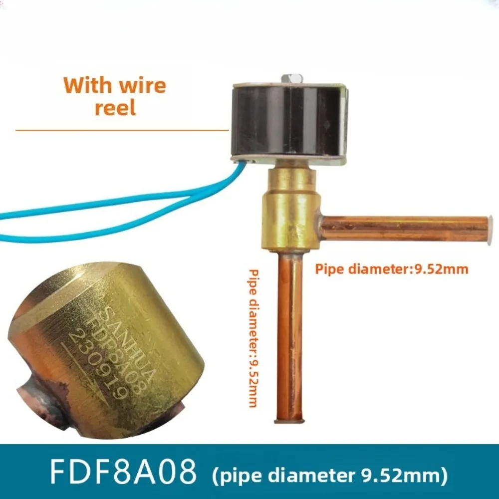 신형 FDF2A65/95/FDF6A52/FDF8A08 일반적으로 닫힌 전기식 양방향 밸브 산화 에어컨용 FDF2A FDF6A FDF8A 시리즈 부품