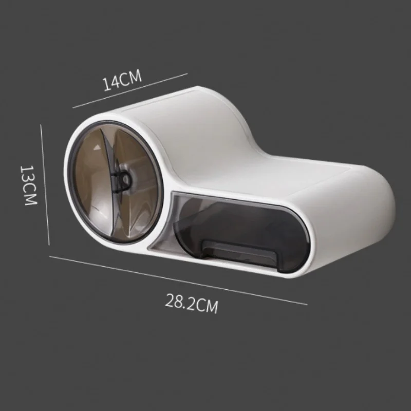 Self Adhesive Toilet Paper Holder Multifunction Bathroom Stand Wall Mount Toilet Paper Holder Phone Holder Storage Box