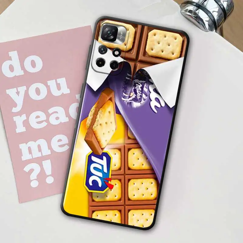 thumbnail image 1 of Funda de teléfono con diseño de chocolate popular Milka Box para Redmi Note 12, 11, 10, 9, 8, 7 Pro, Redmi 12C, 10C, 9A, 9C, carcasa de silicona, 1 of 5