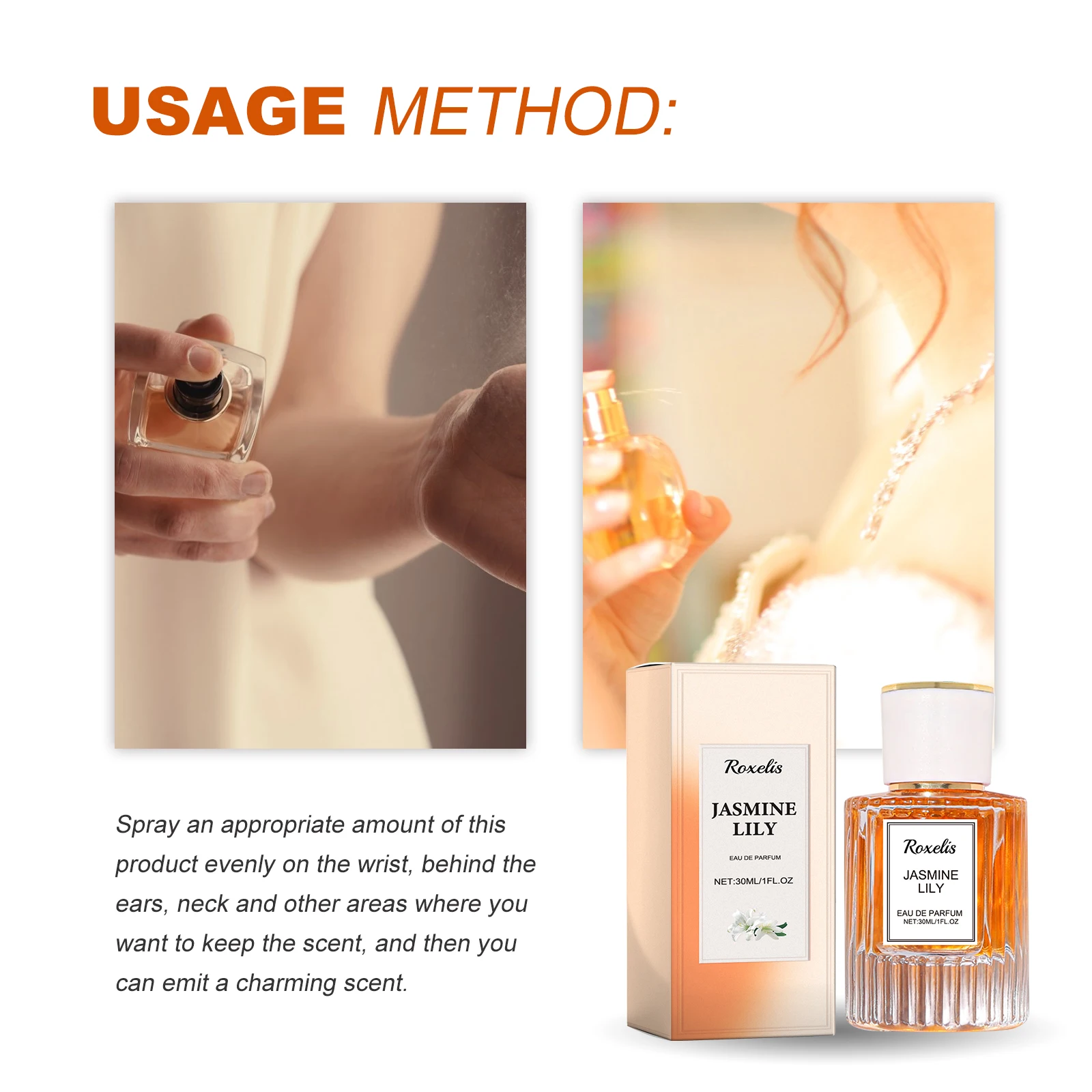 Roxelis Lily Pheromone Perfume For Women Natural Lasting Fragrance_voghion.com