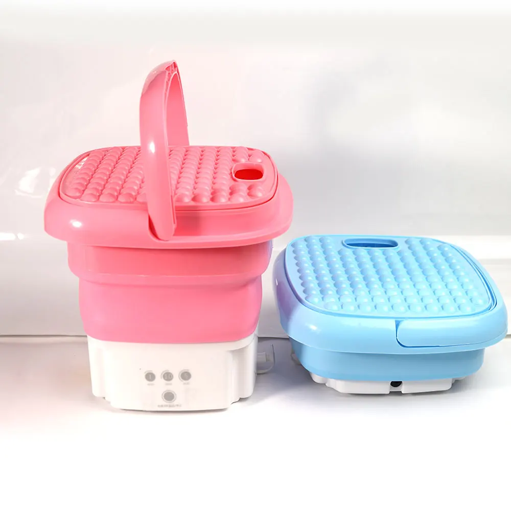 Mini Machine à Laver et Sèche-illant Portable à Manivelle, 2 en 1, Non  Électrique, pour Sous-Vêtements, Chaussettes, Camping - AliExpress