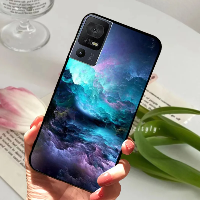 Sleek Black Bumper Silicone Soft TPU Phone Case - Protective Fashion Cover 2023