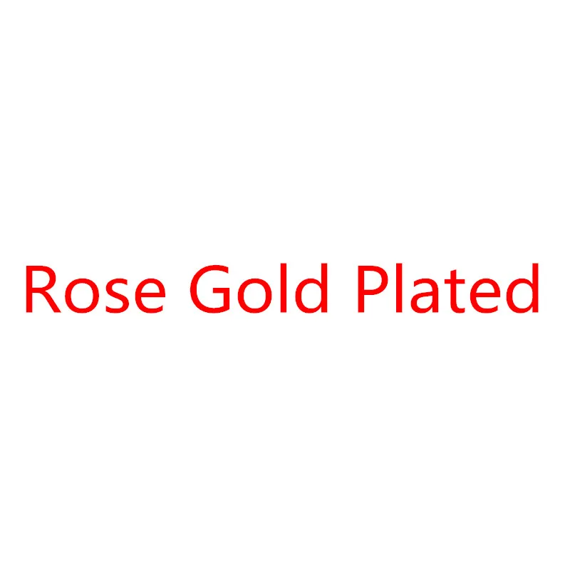 Rose gold plated