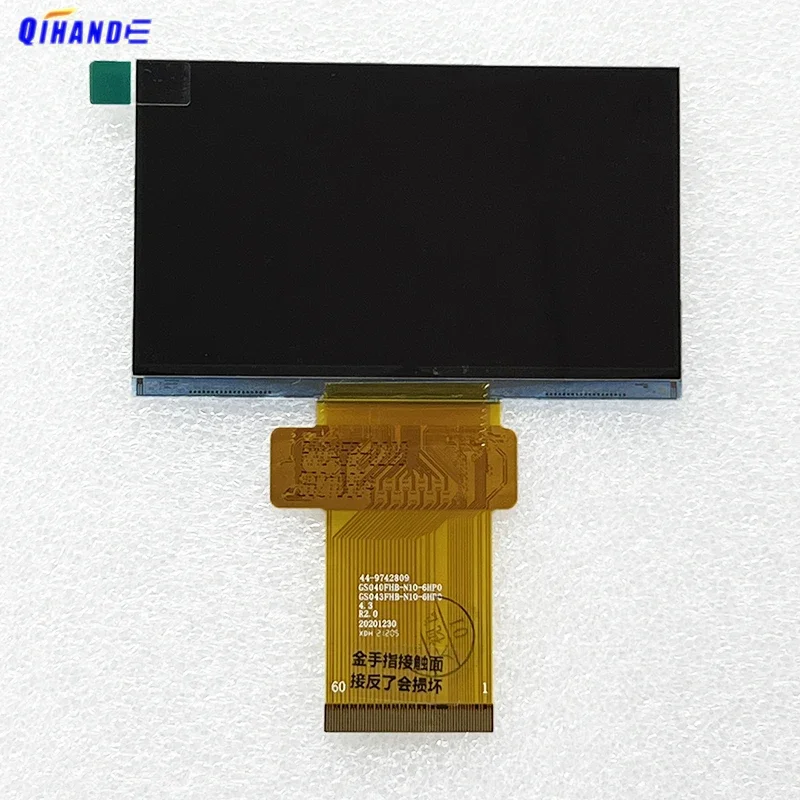 Painel de Exibição Matriz Tela Lcd Projetor Novo 60pin 1920x1080 44-9742809 Gs040fhb-n106hp0 Gs043fhb-n10-6hp0 Rx045b0200 4.3in - Imagem 2