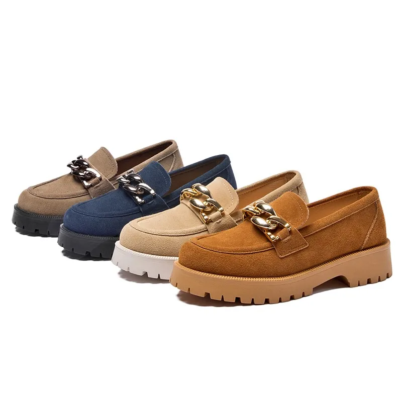 Aiyuqi Women Loafers Suede Genuine Leather | Loafers Womens