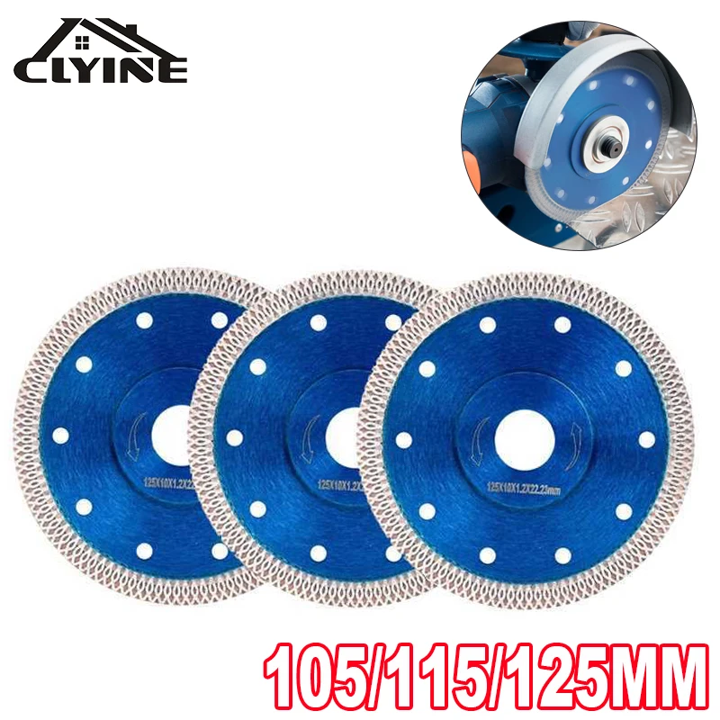 

Turbo Diamond Saw Blade Granite Marble Cutting Disc Porcelain Tile Ceramic Blades for Angle Grinder Diamond Saw Blade Power Tool
