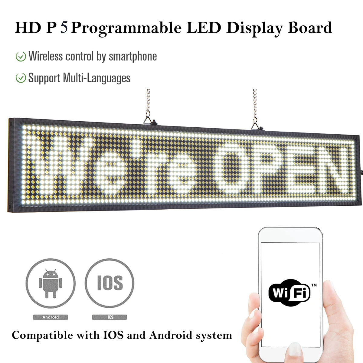 P5 Led Display Screen Panels Advertising Led Screen Indoor Wifi