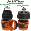 KESLA 2pcs 1/2" 3/4" Garden Hose Adapter 16mm Quick Connector Stop Plug Coupler Joint Water Irrigation Tube Repair Extender 5
