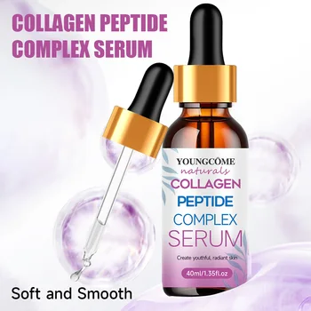 Collagen Wrinkle Remover Face Serum Lifting Firming Fade Fine Lines Anti-aging Essence Whitening Brighten Nourish Skin Care