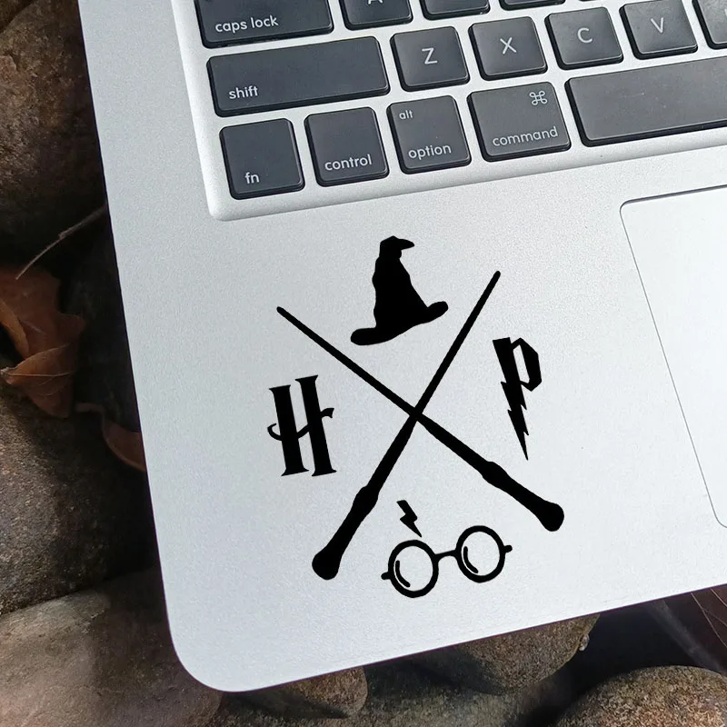 Magic Wand Symbol Vinyl Laptop Decal Sticker Per Macbook Air 13 Pro 14 Retina 15 Pollici Mac Skin Computer Notebook Trackpad Decor