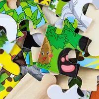 9/16 Teile Holzpuzzle für Kinder – Bild 3
