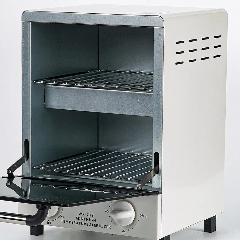 Infrared high temperature disinfection cabinet Nail disinfection box Small vertical disinfection tool Stainless steel timing 2
