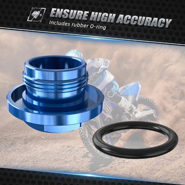 야마하 YZ 및 WR용 필수적인 오일 관리 업그레이드: NICECNC 기화기 오일 배출 플러그