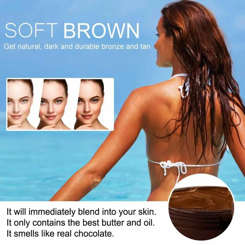 50/200g Self Tanner Lotion Long Lasting Sunless Indoor Tanning Lotion Natural Glow Body Bronzer Body Bronzing