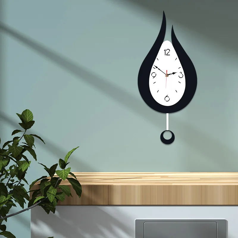 

Water Drop Wall Clock Wall Decoration Stone Clock On The Wall Living Room Decoration Study Room Decor Silent Stone Clocks