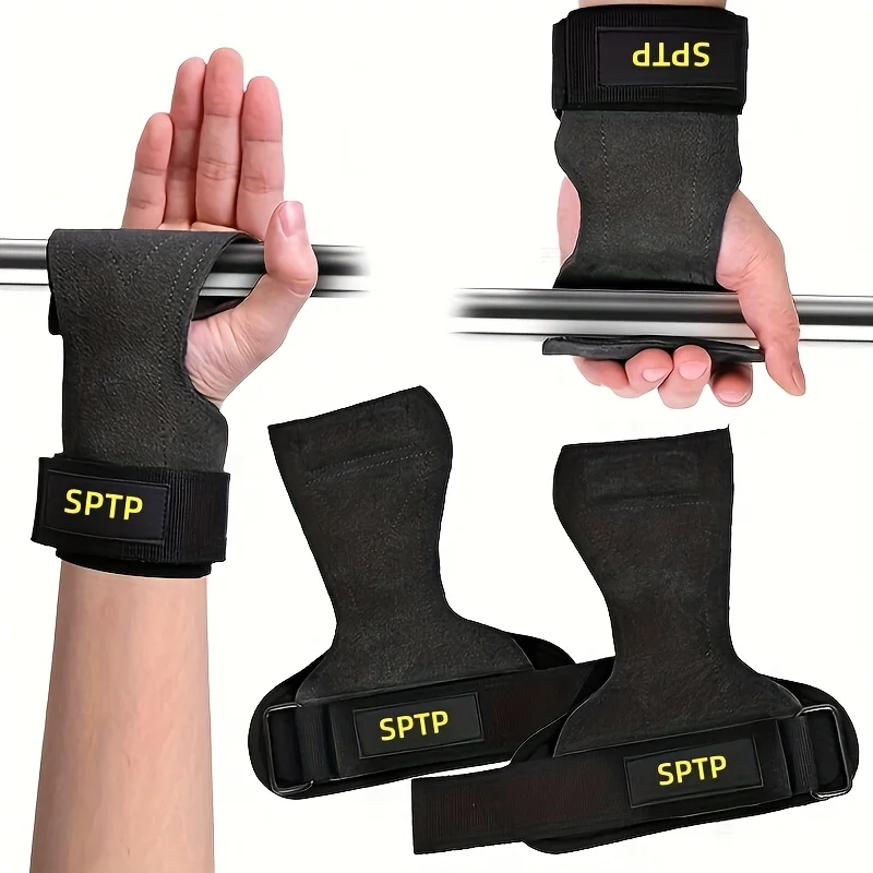 Correas De Levantamiento De Pesas Con Cojín De Neopreno Negro | Envío Gratis